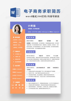 电子商务专业的博主